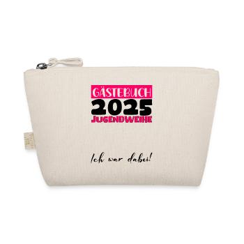 Jugendweihe 2025 Guestbook Gift Girls Boys - Organic Pouch - nature - Front