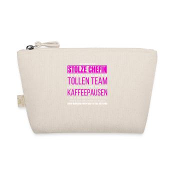 Ich Bin Eine Stolze Chefin von einem tollen Team - Bio-Täschchen - Natur - Vorne