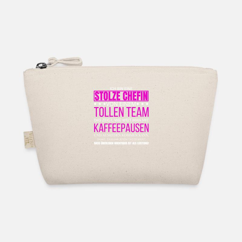 Ich Bin Eine Stolze Chefin von einem tollen Team - Bio-Täschchen - Natur