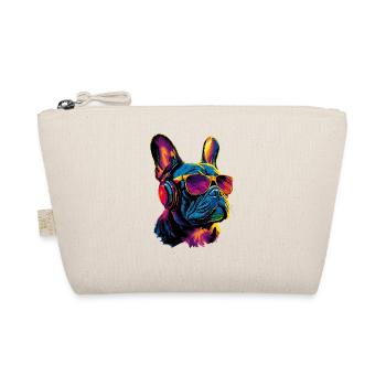 Bouledogue français motif chien dogue allemand Frenchie - Trousse biologique - nature - Devant