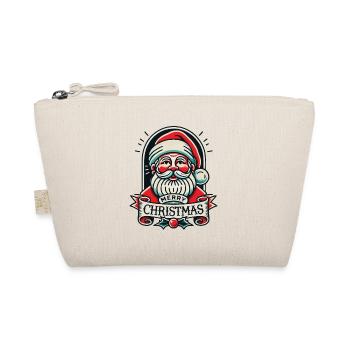 Tattoo Style Christmas Streetwear Aesthetic - Organic Pouch - nature - Front