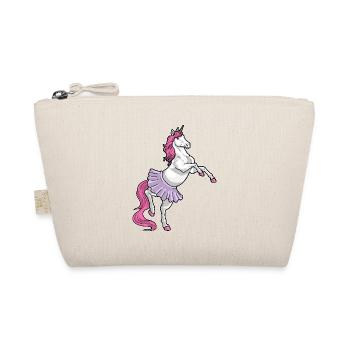 Unicorn Ballerina Ballet Dance - Organic Pouch - nature - Front