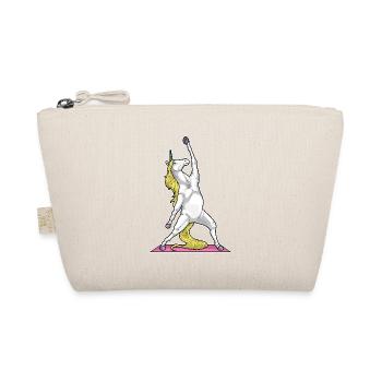 Unicorn Yoga Fitness Gymnastics - Organic Pouch - nature - Front