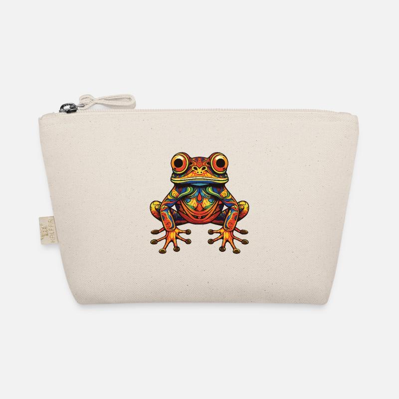 Frosch Porträt Bio-Täschchen