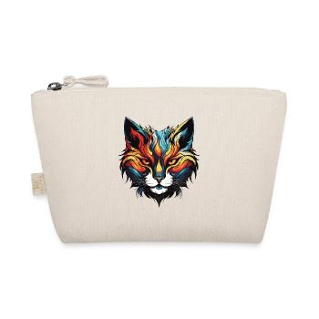 Tête de portrait de chat - Trousse biologique - nature - Devant