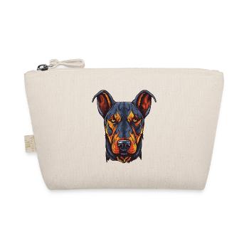 Portrait de chien doberman - Trousse biologique - nature - Devant