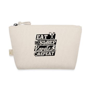 Eat Sleep Karate Repeat - Combattant de karaté - Trousse biologique - nature - Devant