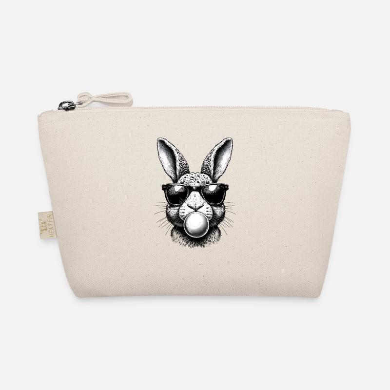 Hase mit Kaugummi Bio-Täschchen