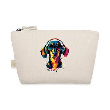 Dackel Dachshund Zwergdackel Dackelclub Teckel - Bio-Täschchen - Natur - Vorne