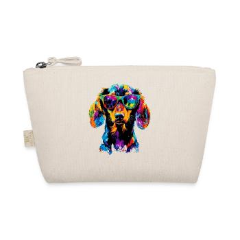Dackel Dachshund Zwergdackel Dackelclub Teckel - Bio-Täschchen - Natur - Vorne