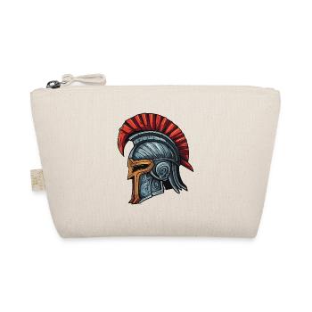 Spartan Warrior Sparta Helmet - Organic Pouch - nature - Front
