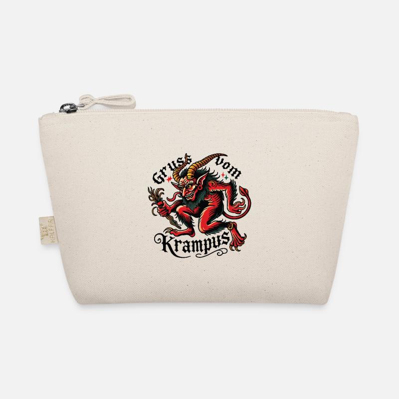 Gruss Vom Krampus Mystischer Nikolaus Begleiter Bio-Täschchen