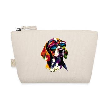Beagle Welpe Beagles Süßer Hund English Beagle - Bio-Täschchen - Natur - Vorne