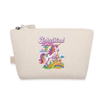 School Child 2025 Unicorn Enrollment School Student - Organic Pouch - nature - Front