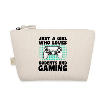 Gamer and Rodents: Video Games and Little Companions - Organic Pouch - nature - Front