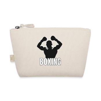 Boxing für einen Boxer für einen Boxer und Box - Bio-Täschchen - Natur - Vorne
