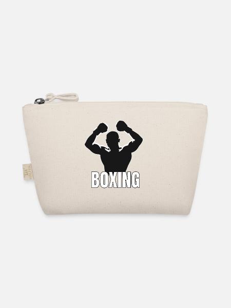 Boxing für einen Boxer für einen Boxer und Box - Bio-Täschchen - Natur