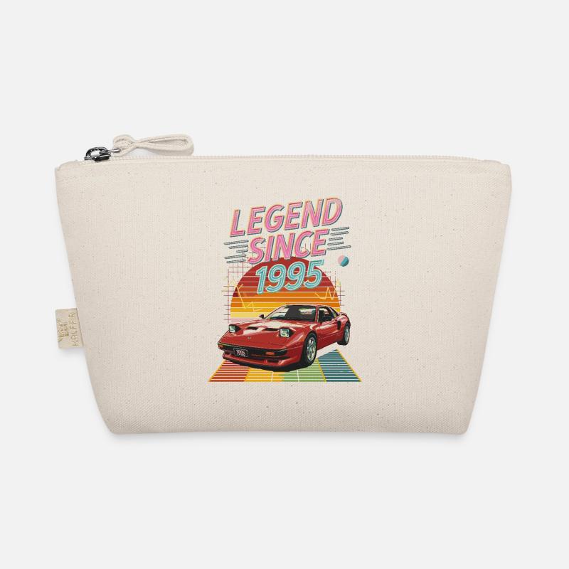 Legend Since 1995 Retro Car Art Organic Pouch