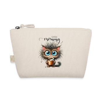 Chat Café Caféine Collègue Bureau Petit-déjeuner Miaou - Trousse biologique - nature - Devant