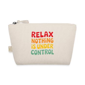 Relax nothing is under control Yoga Mindfulness - Organic Pouch - nature - Front