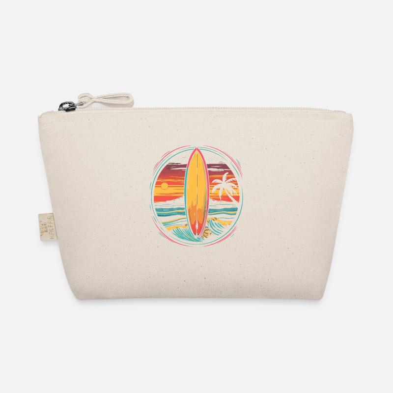 Surfing Artwork Organic Pouch