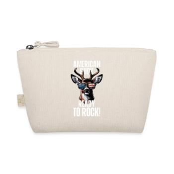 4 juillet cerf tenue patriotique drapeau des États-Unis - Trousse biologique - nature - Devant