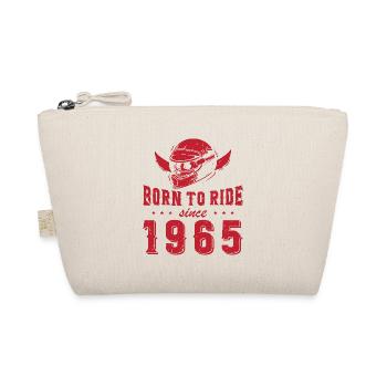 Born to ride since 1965 Biker Rider - Bio-Täschchen - Natur - Vorne