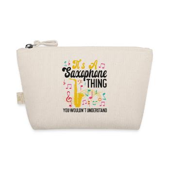 Saxophone C’est un truc de saxophone - Trousse biologique - nature - Devant