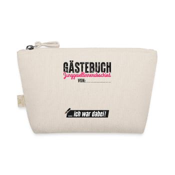 JGA Frauen T-Shirt Braut Junggesellinnenabschied - Bio-Täschchen - Natur - Vorne