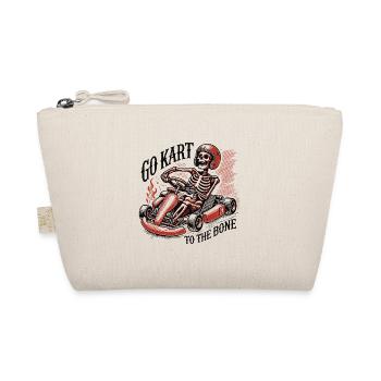 Go-Kart Bis Auf Die Knochen Retro Look - Bio-Täschchen - Natur - Vorne