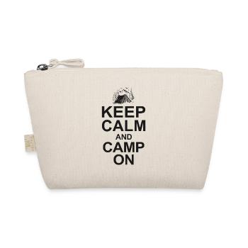 Keep Calm and Camp on Camping Ourdoor - Organic Pouch - nature - Front