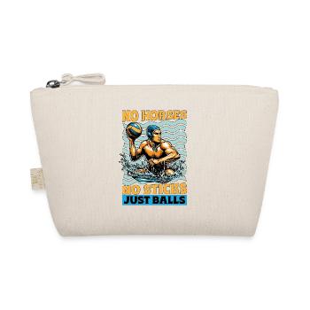 Water Polo No Horses No Sticks Just Balls Swimming - Organic Pouch - nature - Front