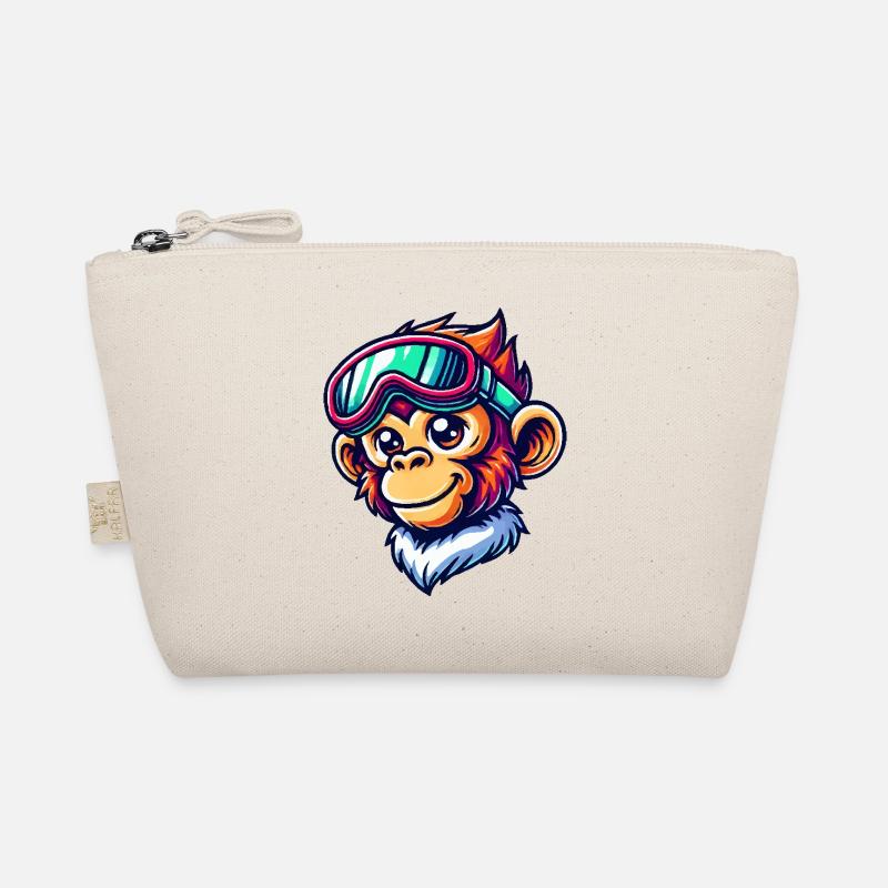 Monkey Ski Lunettes de Bande Dessinée Trousse biologique