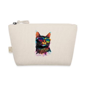 Savannah Cat Cat Mom Cute Serval Leopard Cats - Organic Pouch - nature - Front