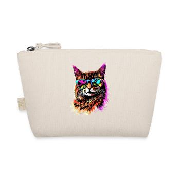 Savannah Cat Cat Mom Cute Serval Leopard Cats - Organic Pouch - nature - Front