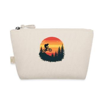 Mountain Bike Downhill Adventure Mtb for Cyclists - Organic Pouch - nature - Front