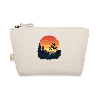 Mountain Bike Downhill Adventure Mtb for Cyclists - Organic Pouch - nature - Front
