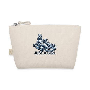 Juste une fille qui aime les courses de karting - Trousse biologique - nature - Devant