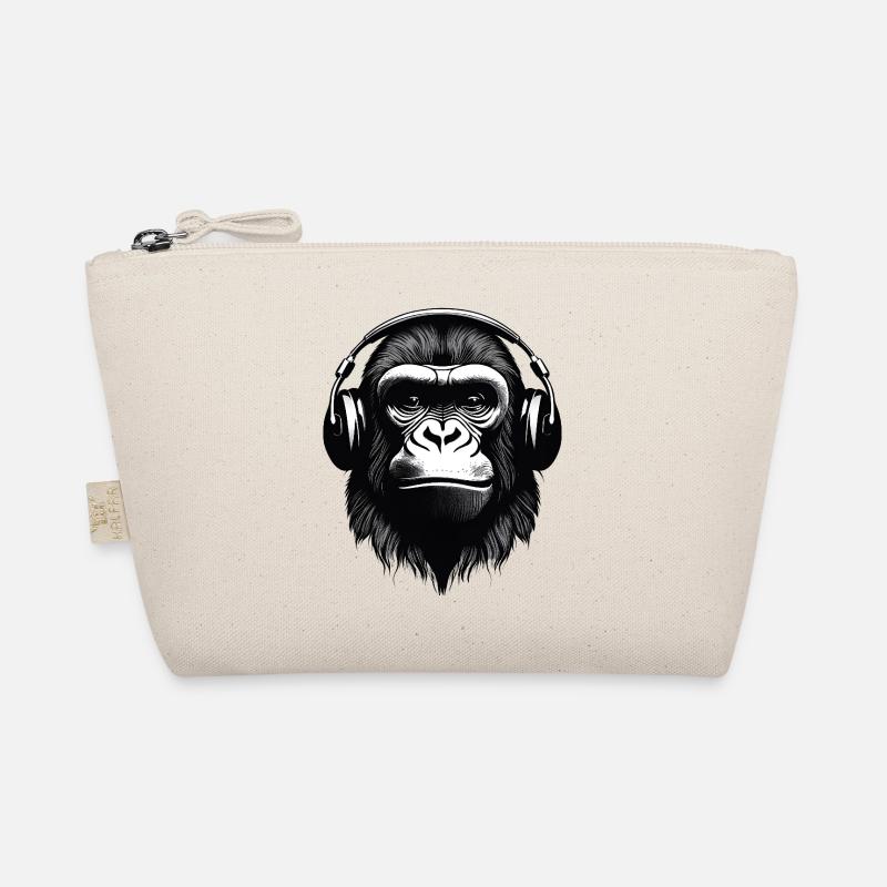 gorilla, primate, monkey Organic Pouch