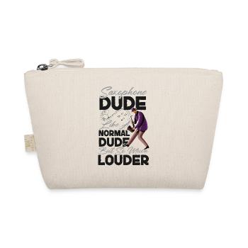Saxophones Saxophones Dude Like A - Organic Pouch - nature - Front