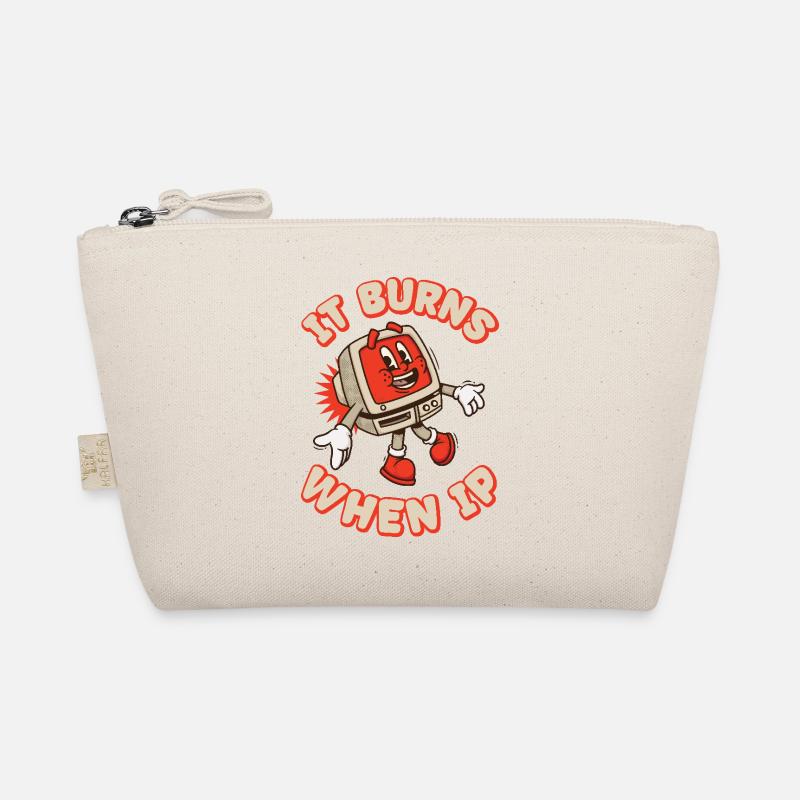 Lustiger Spruch "It Burns when i Pee"! Bio-Täschchen