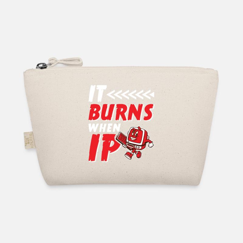 Lustiger Spruch "It Burns when i Pee"! Bio-Täschchen