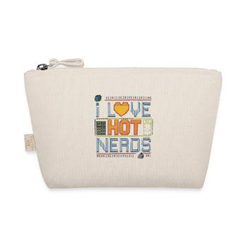 I Love Hot Nerds 17 - Bio-Täschchen - Natur - Vorne