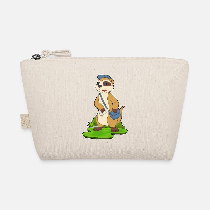 Erdmännchen Briefträger Brief Bio-Täschchen