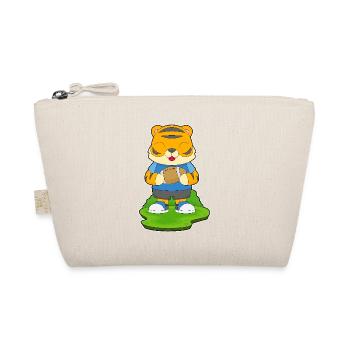 Tiger American Football Sports - Organic Pouch - nature - Front