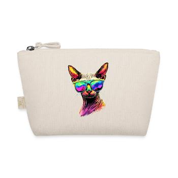 Savannah Cat Cat Mom Cute Serval Leopard Cats - Organic Pouch - nature - Front