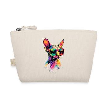 Savannah Cat Cat Mom Cute Serval Leopard Cats - Organic Pouch - nature - Front
