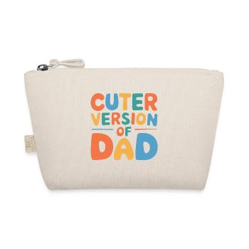 Cuter version of dad Family Matching Daddy and Son - Organic Pouch - nature - Front