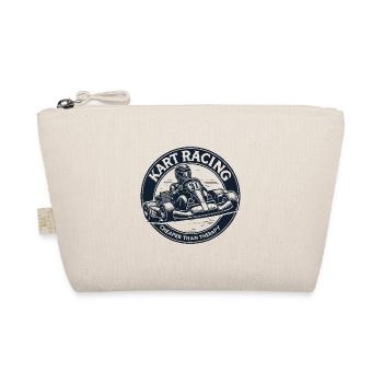 Go-kart racing cheaper than therapy - Organic Pouch - nature - Front