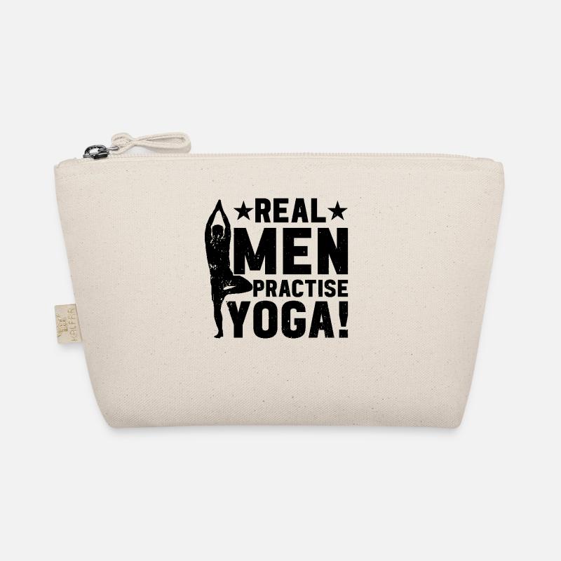 Real men practise yoga Bio-Täschchen